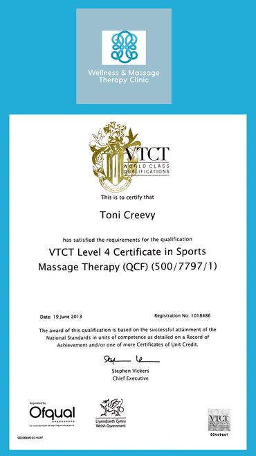 VTCT Sports Massage Level 4