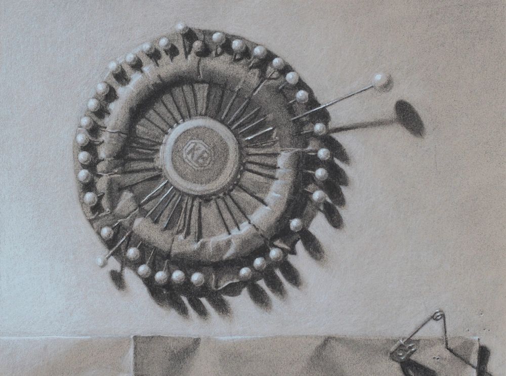 notion, 2012, charcoal, chalk, 10x13"