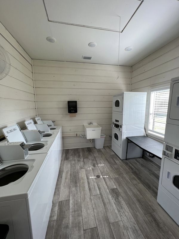 RV park laundry house