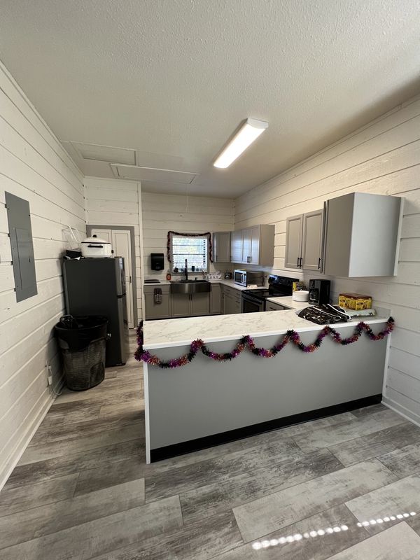 A full kitchen in a recreation center