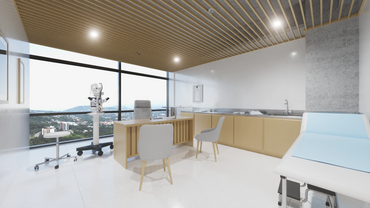 Diseño de Clinica Medica en Torre Humana, San Salvador Diseño de Interiores Diseño de Mobiliario