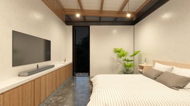 Diseño arquitectonico residencial, casa de campo en el volcan, san salvador, El Salvador BIOMAS