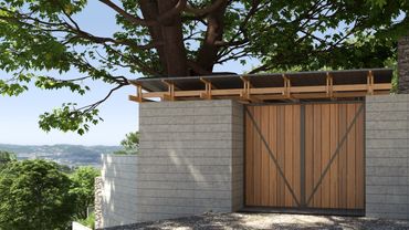 Diseño arquitectonico residencial, casa de campo en el volcan, san salvador, El Salvador BIOMAS