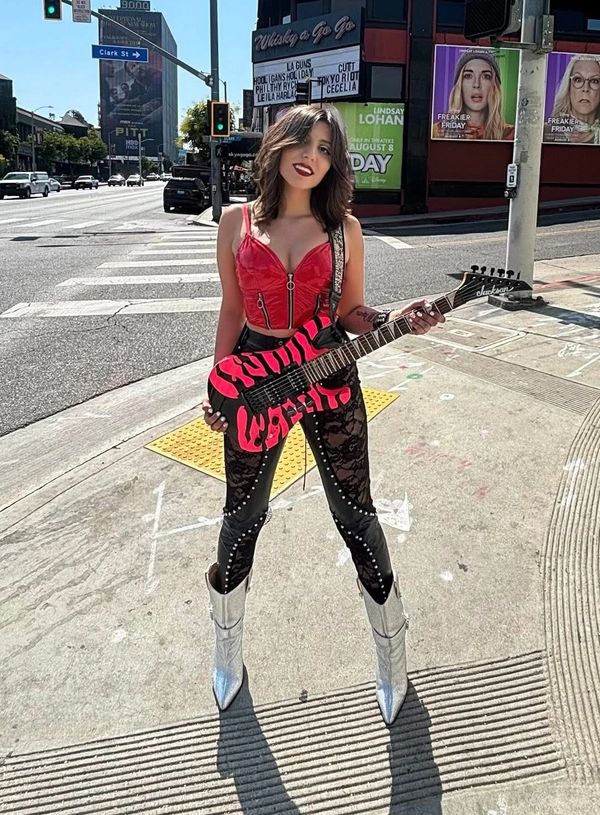 Cecelia Casso opening for L.A. Guns at the famous Whisky a Go Go