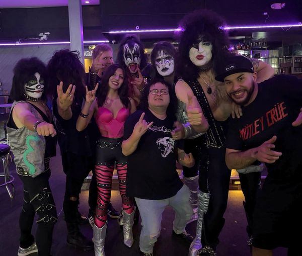 Cecelia Band with KISS