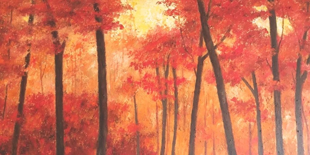 Otoño I
Óleo sobre tela y tierras
80 x 40 cm