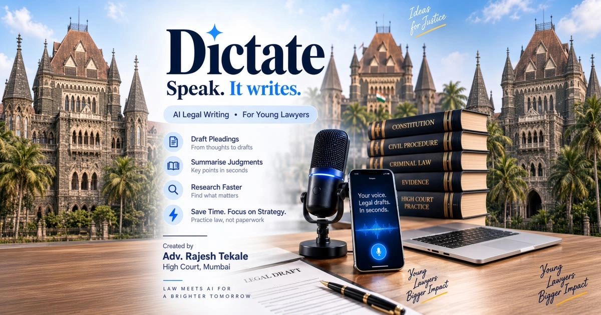 AI tool for legal writing by Adv. Rajesh Tekale.