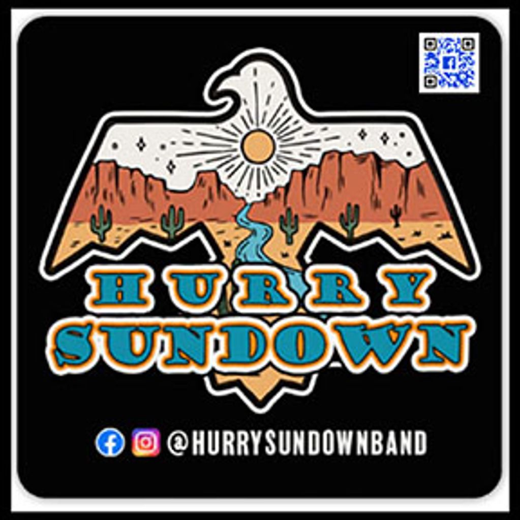 2x2 Hurry Sundown Eagle Sticker
