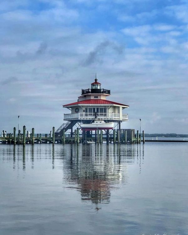 Beautiful Cambridge Lighthouse, Maryland's Eastern Shore