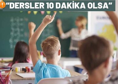 keşke dersler 10 dk olsa