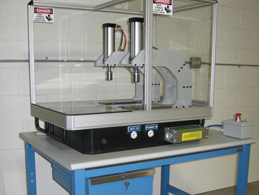 Universal Grommet Assembly Workstation 
Pneumatic Air Handling System
Single Axis to Double Axis