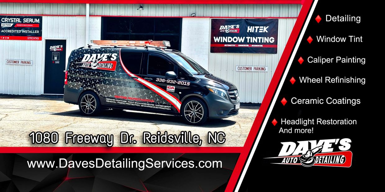 Storefront with detail van