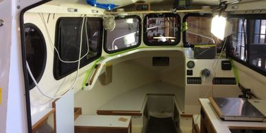 trailerable pilothouse sailboat