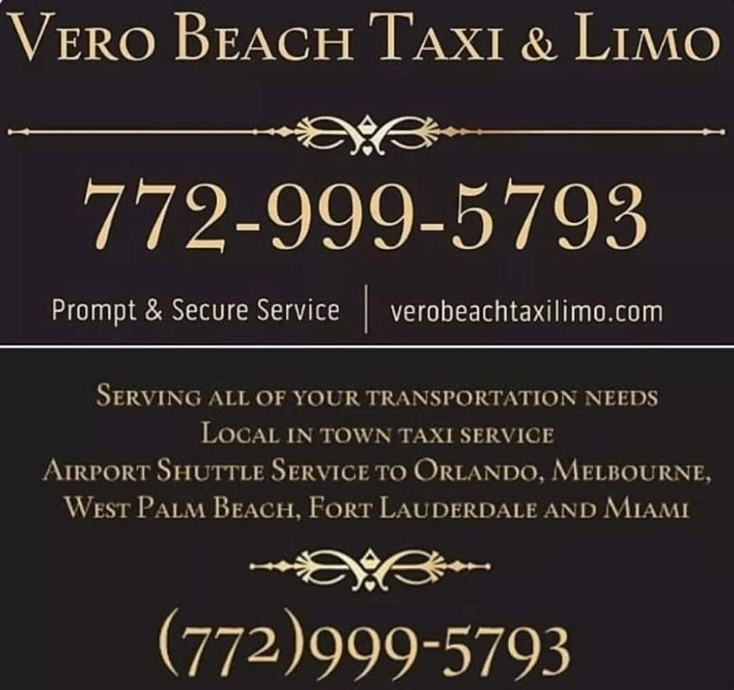Vero Beach Taxi & Limo LLC Airport Taxi Vero Beach, Florida