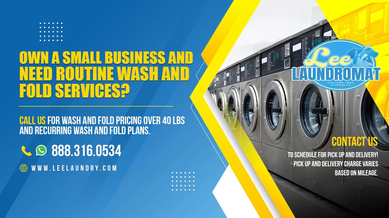 Laundry Pick Up and Delivery - Lee Laundromat