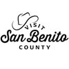 Logo encouraging visits to San Benito County with a cowboy hat graphic.