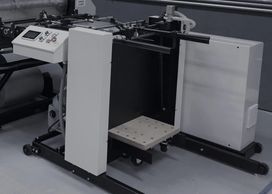 High Speed Sheet Feeder Paired with a High Speed Thermal Film Laminating System