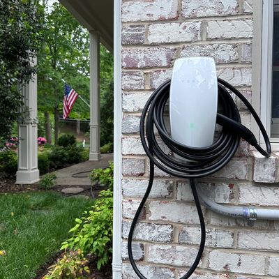 Tesla Wall Connector EV charger installed by Engivision Systems in Northern Virginia.