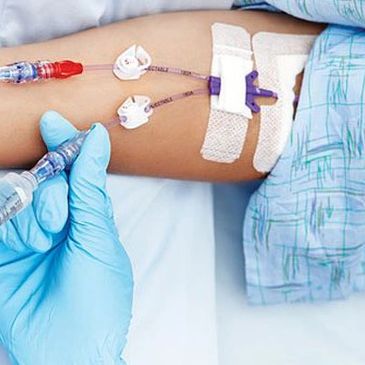 PICC line care, central venous access device 