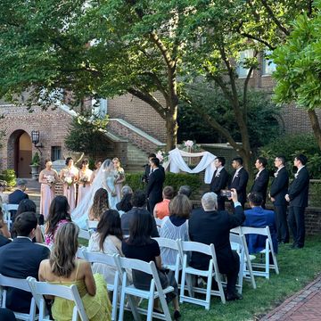 Wedding ceremony at Penn Museum