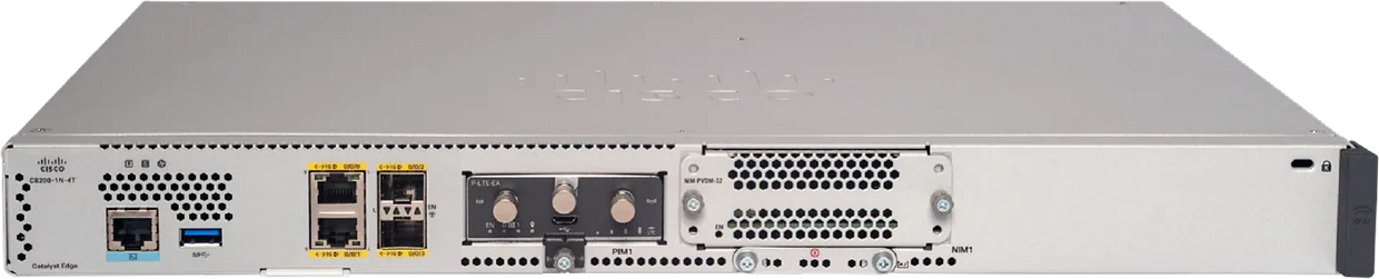 Cisco C8200-1N-4T、Cisco C8200L-1N-4T、Cisco C8300-1N1S-4T2X、Cisco C8300-1N1S-6T、Cisco C8300-2N2S-4T2X