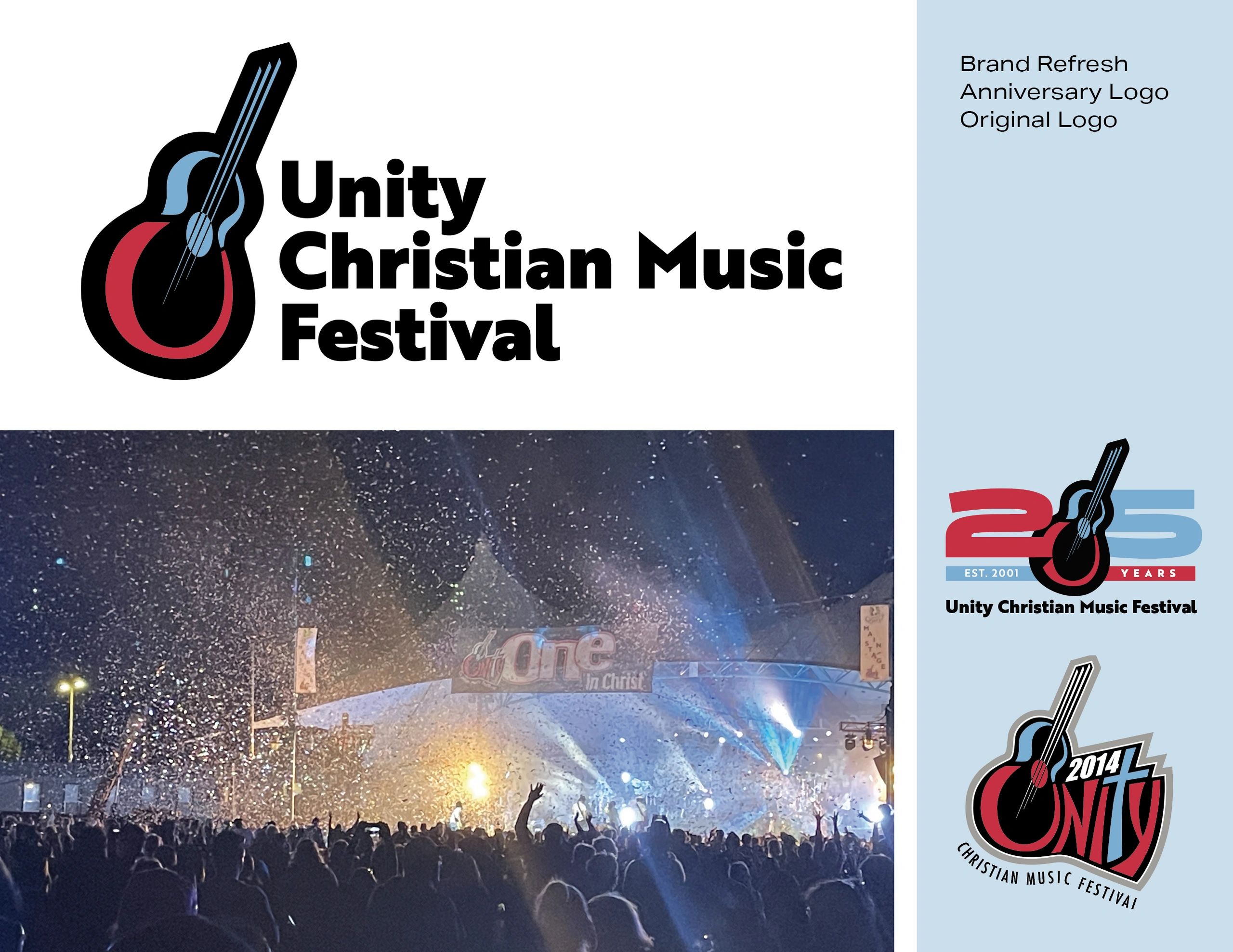 Unity Christian Music Festival Branding