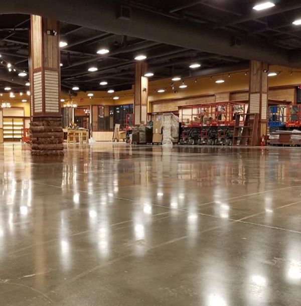 polished concrete floors