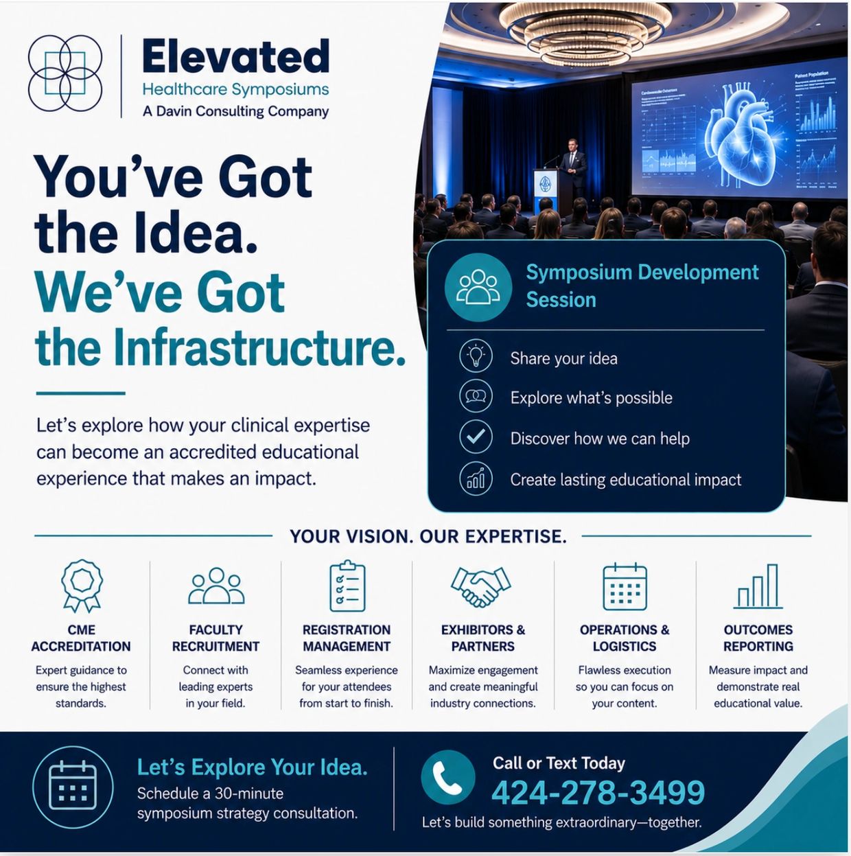 Healthcare symposiums offer expert guidance and seamless event management for impactful educational experiences.