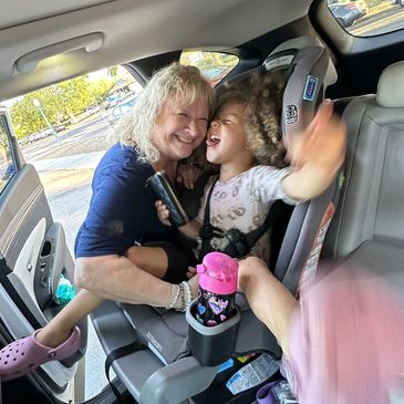 Everyday, sweet moment with my niece and my mom. 