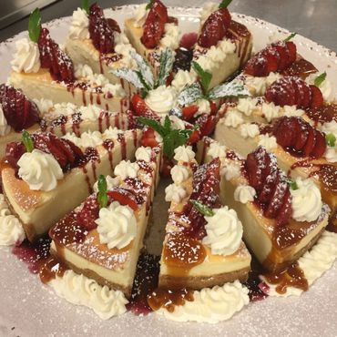 New York Style Cheese Cake Platter 