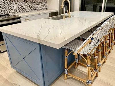kitchen granite countertop with sink  | Builtwell Marble and Granite Countertops San Jose