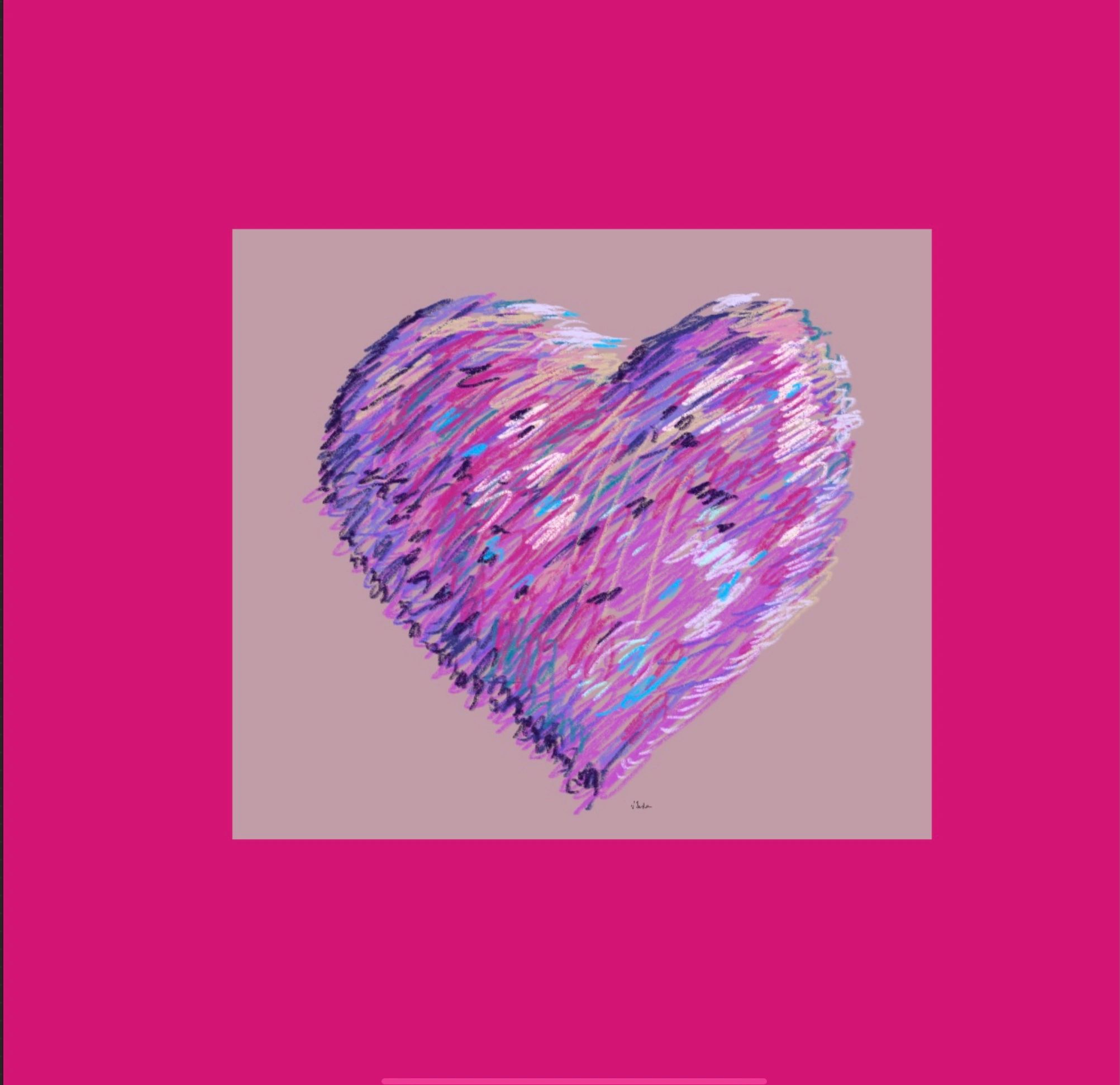 Heart in Pastel; Art with Heart 
