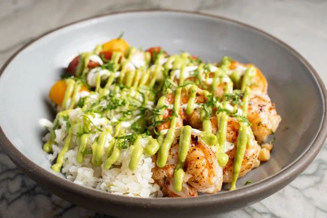 Shrimp a la Plancha Bowl