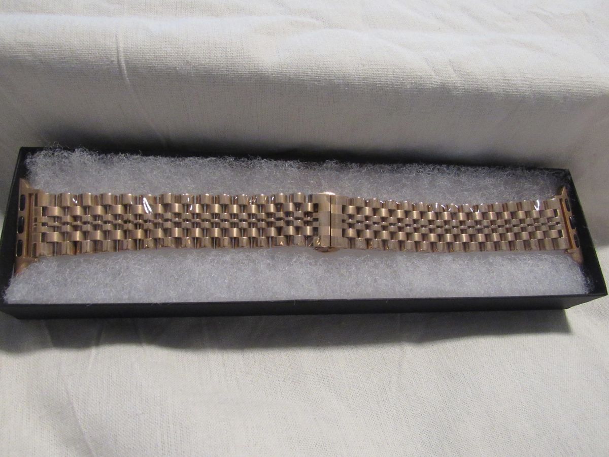 Apple Watch Band (Rose GoldPlated) (Stainless Steel)