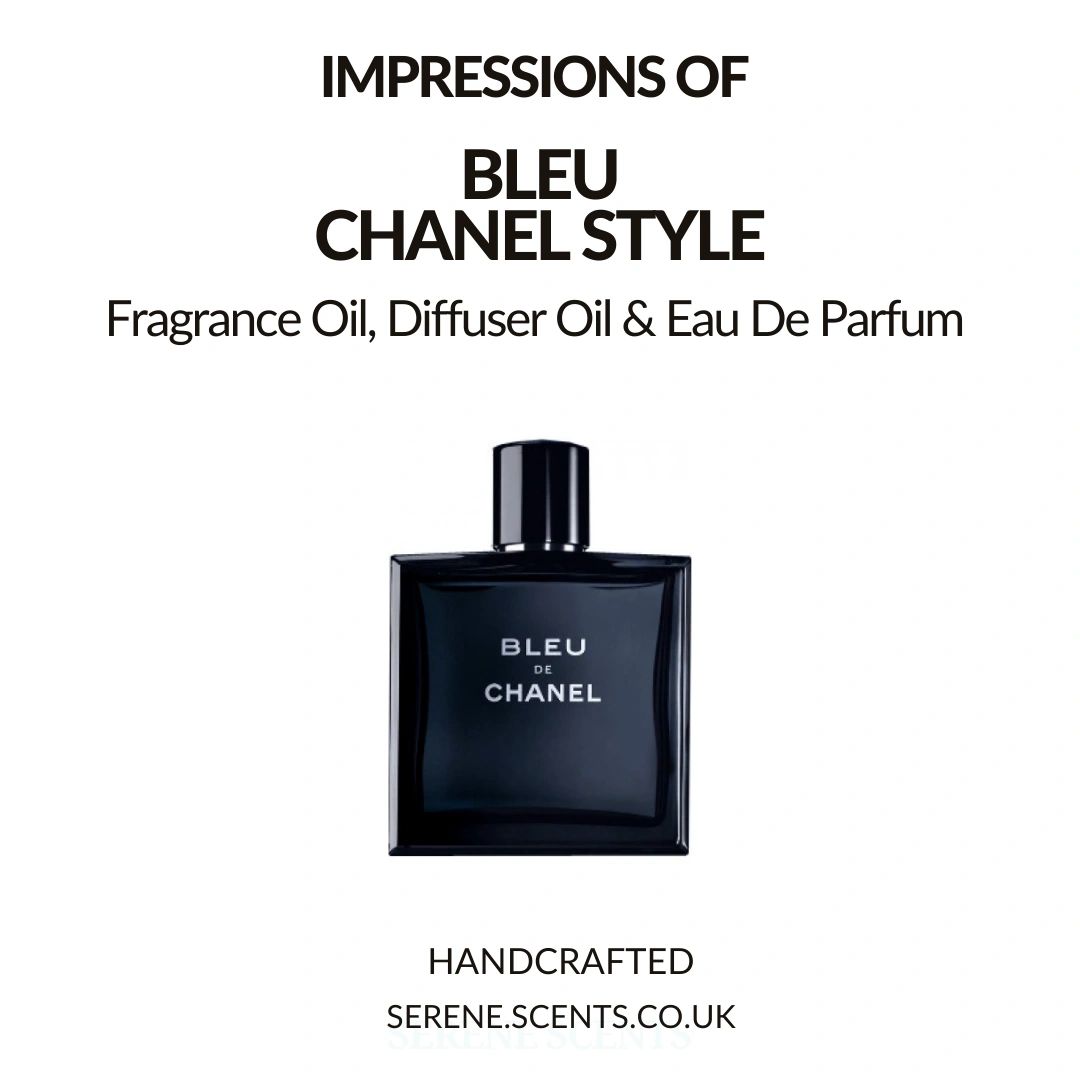 Bleu Fragrance Oil, Diffuser Oil, Eau De Parfum & Mist Sprays Style of  Chanel