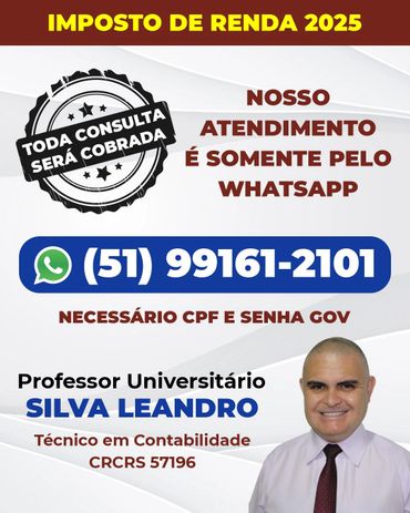Atendimento pelo WhatsApp (51) 99161-2101