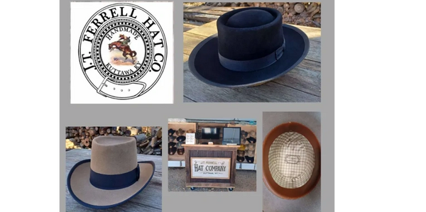 We're very proud to showcase JT Ferrall Hat Company, John is one of the few hat makers that have mas