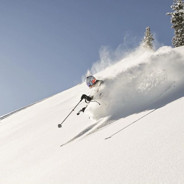 Mark Wilkes skiing 