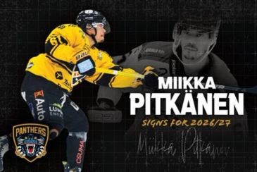 Miikka Pitkänen signs for 2026/27 season.