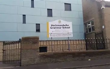 Building exterior of Heckmondwike Grammar School.