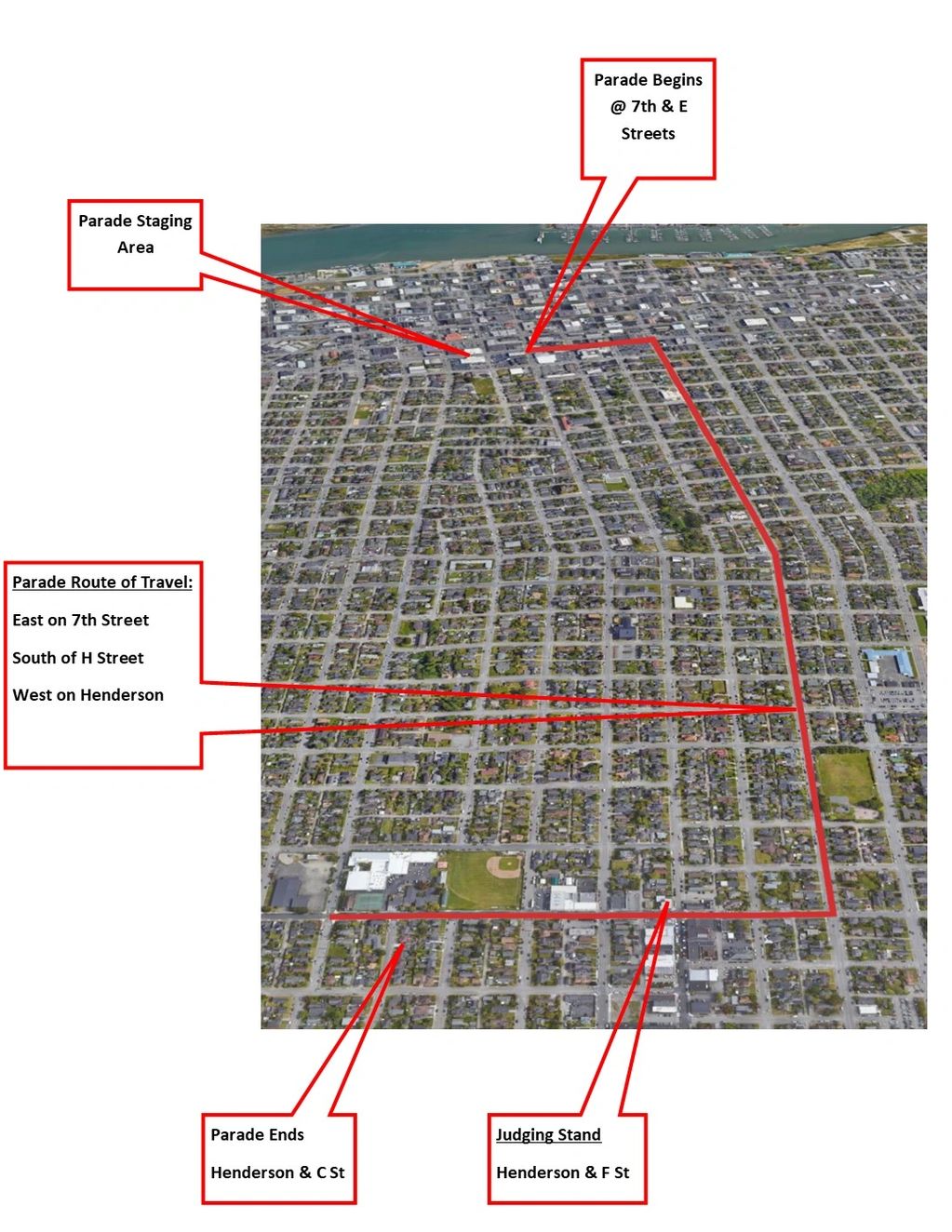 series parade route