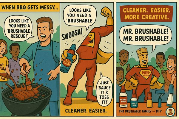 Mr. Brushable Sparks Barbecue Sauce – “Sauce It & Toss It”