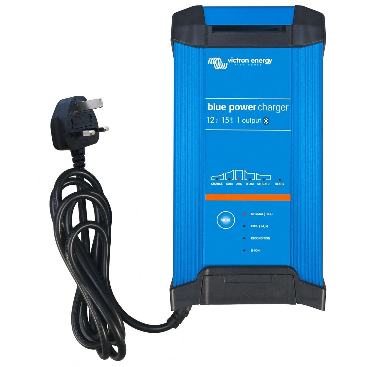 Victron 15A 12V Blue Smart IP22 mains battery charger with Bluetooth