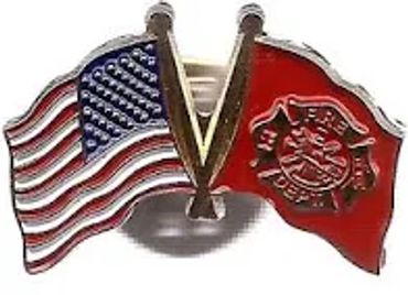 US/Fire Dept Pin $1