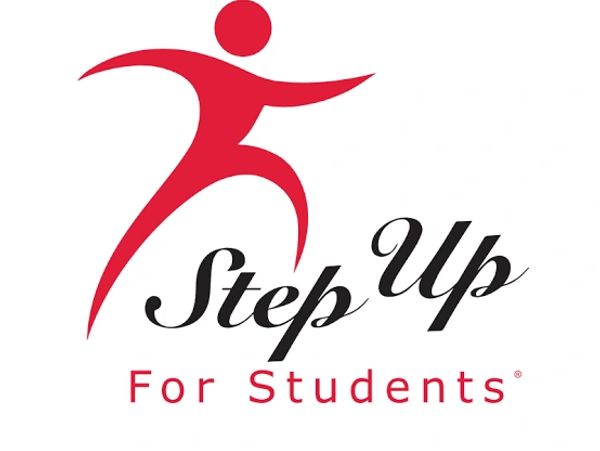 Logo for Step Up For Students organization.