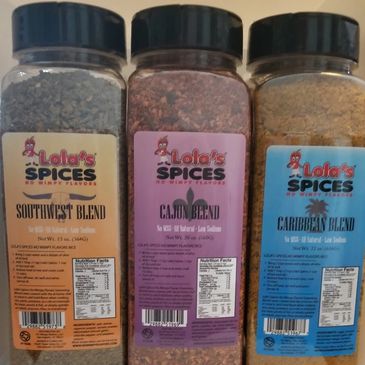  Lola's Spices No Wimpy Flavors Caribbean Blend  Commercial/Restaurant Size : Mixed Spices And Seasonings : Grocery &  Gourmet Food