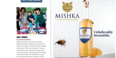 Mishka Honey Vodka in Print 