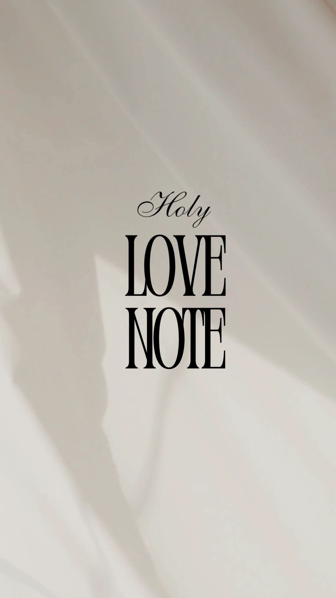 Holy Love Note