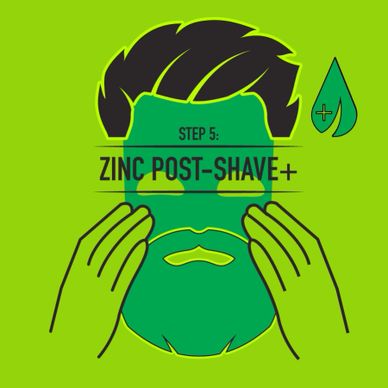 Step 5: Zinc Post-Shave illustration