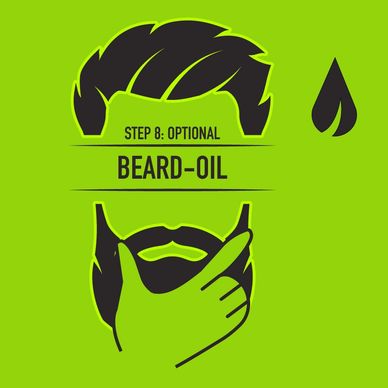 Step 8: Beard-Oil illustration
